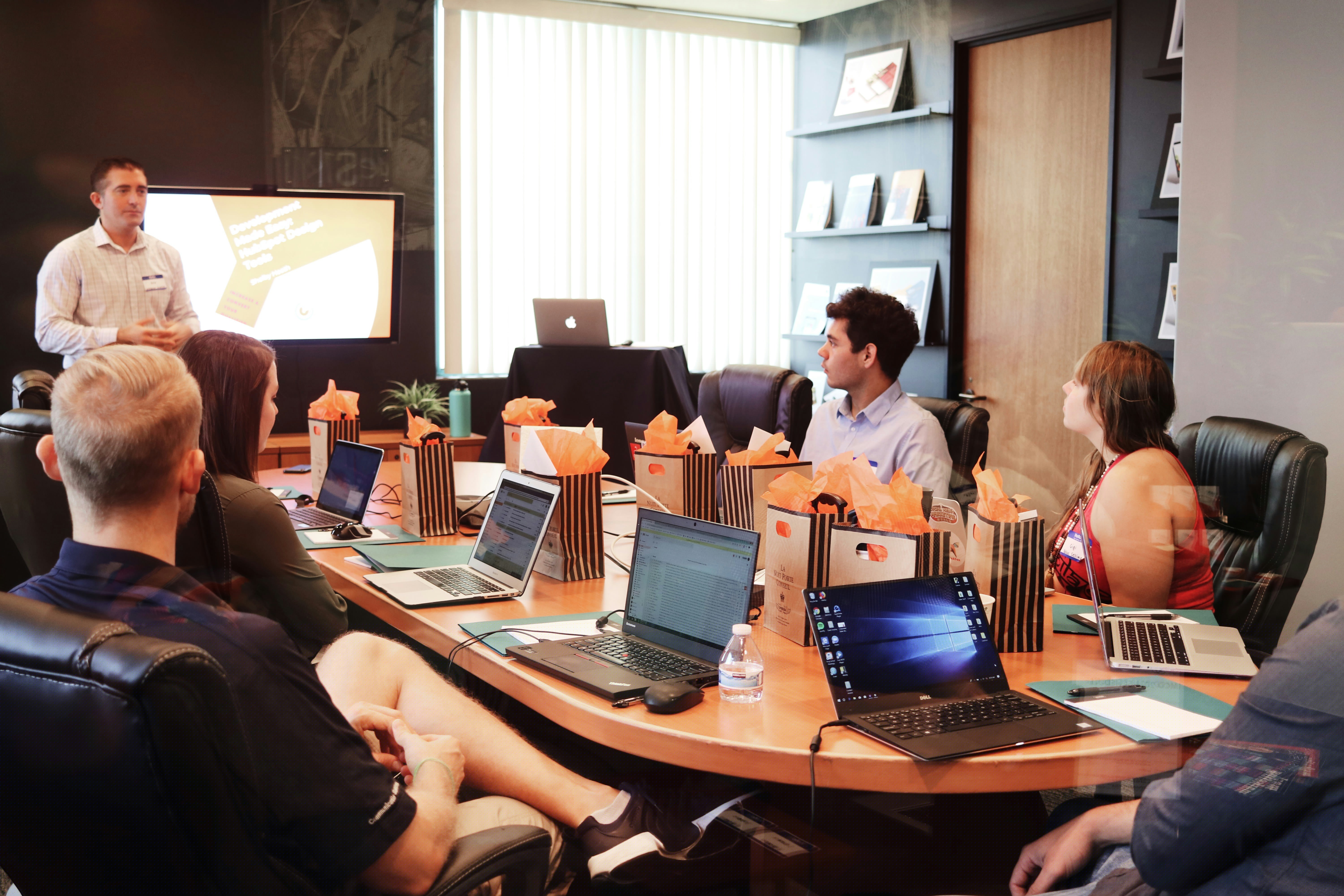 Strategy session at the MK Group Agency studio
